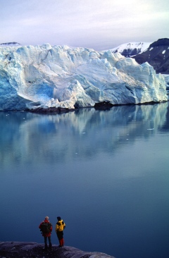 Nordenskioldbreen at Svalbard. Photo: Martin Jakobsson