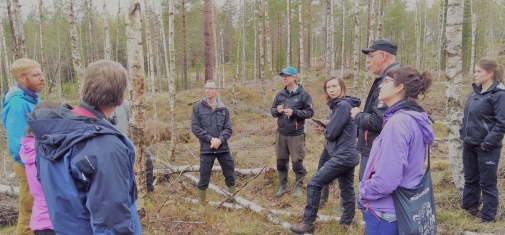 Researchers from DEEP and Sveaskog.