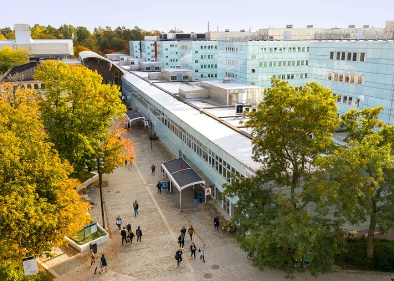 Vy över campus Frescati. Foto: Sören Andersson