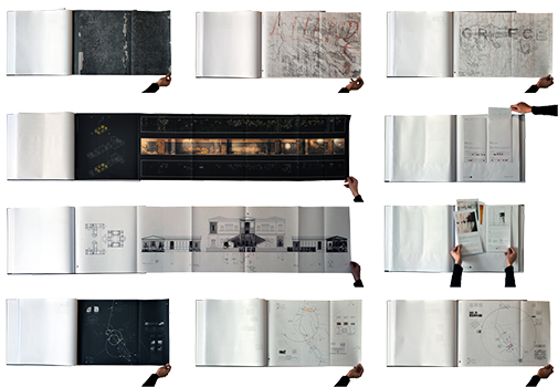 Photographs of pages from the Atlas of Athenian Inscriptions (Bound book). © Konstantinos Avramidis