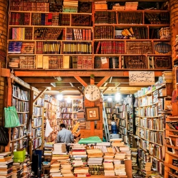 A bookshop in Bagdad.