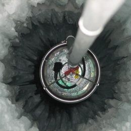 Inside an IceCube string Credit
