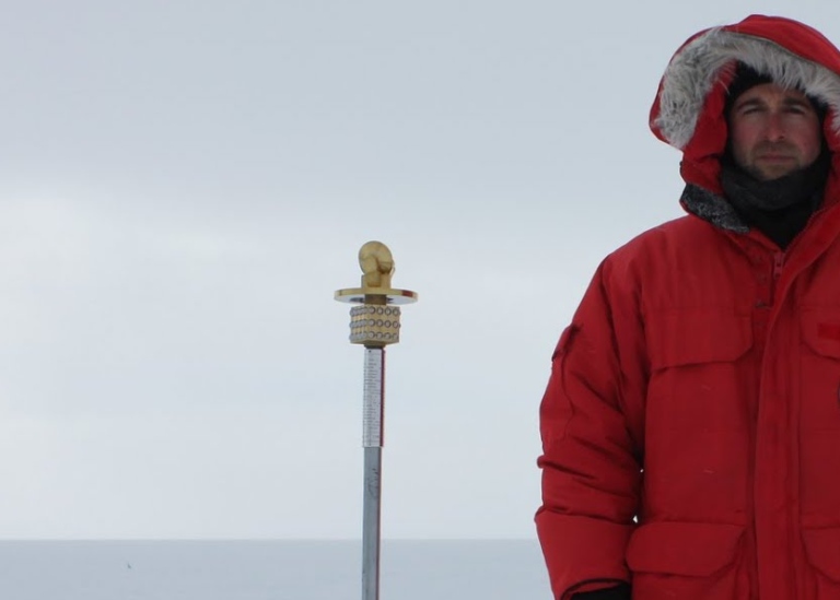 Chad Finley vid Sydpolen