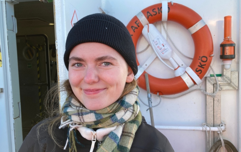 Katrín Agla Tómasdóttir läser Master-programmet i Meteorologi, oceanografi och klimatfysik. Foto: Mi
