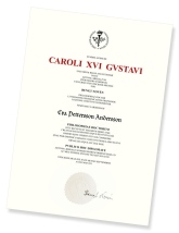 The diploma, Stockholm University