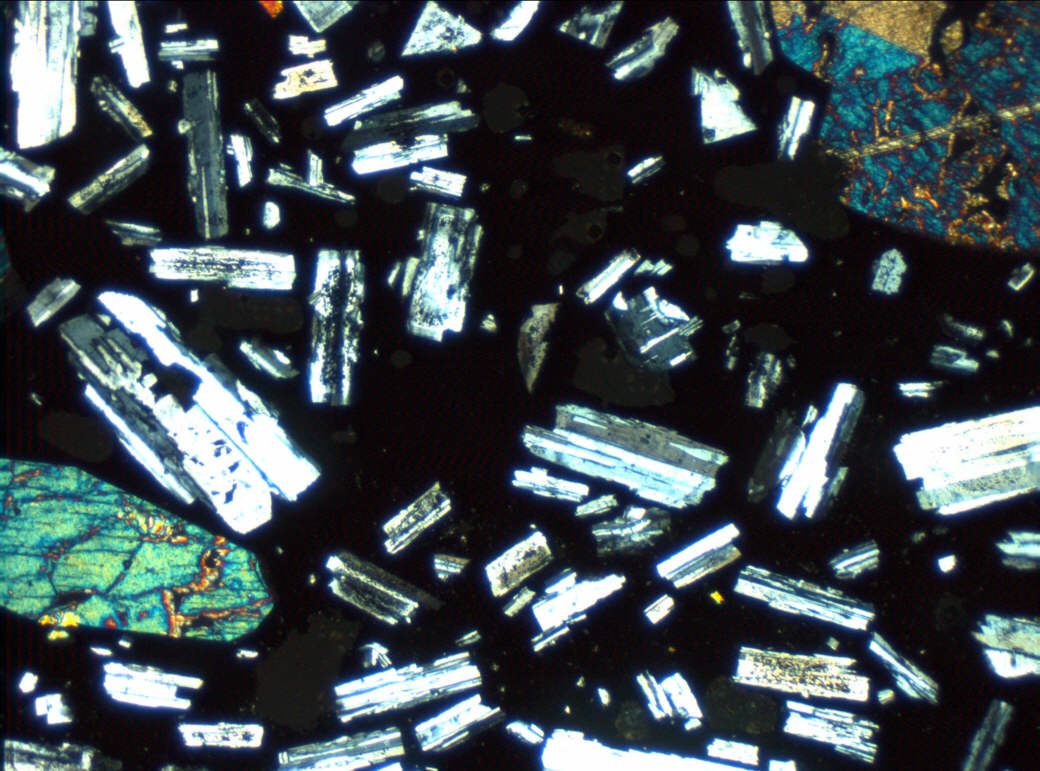 microscopic view of minerals