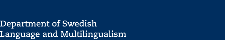 Department of Swedish Language and Multilingualism