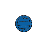 Blå boll