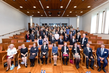 The workshop participants gathered in Nobel Forum. Photo: Yanan Li