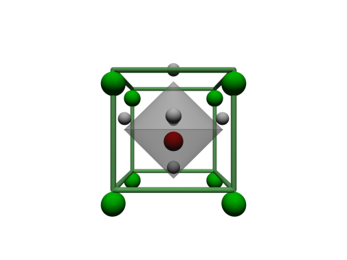 Schematic of the unit cell of SrTiO3. Illustration: Stefano Bonetti