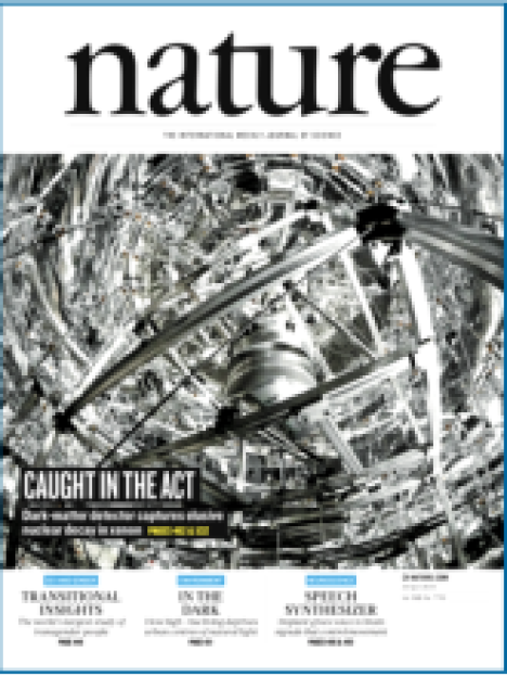 XENON1T-experiment i Nature Magazine