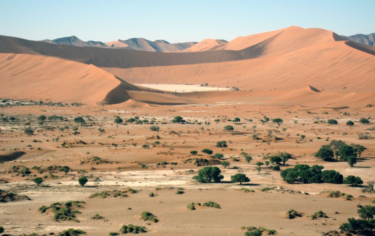 Ökenområde i Namibia. Fotograf Steffen Holzkämper.