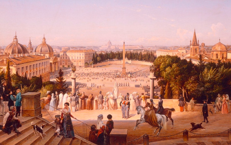 Gammal bild av Rom. Foto: Britannica Image Quest