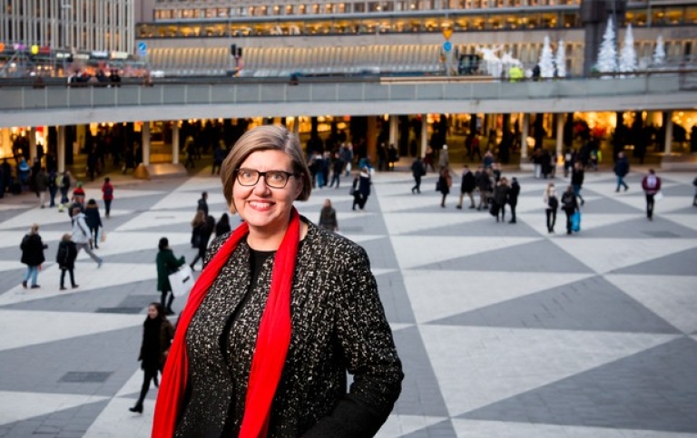Astrid Söderbergh Widding, President of Stockholm University. Photo:Eva Dalin