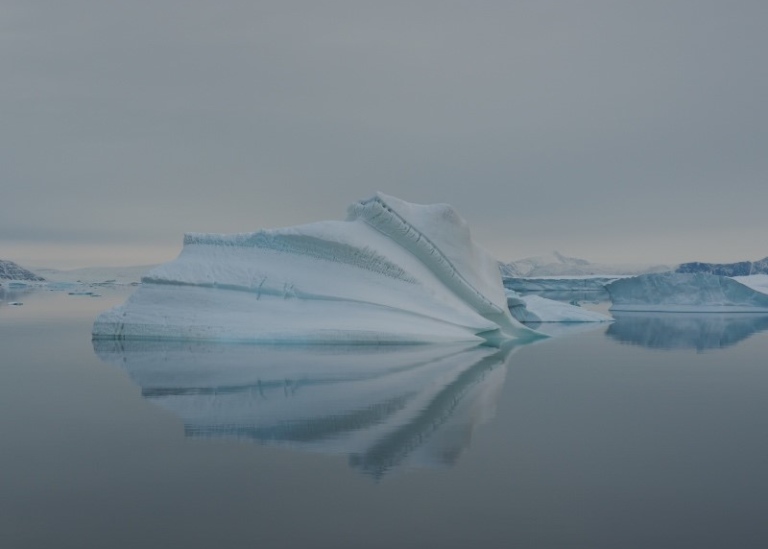 Hav och isberg. Foto: Johan Nilsson