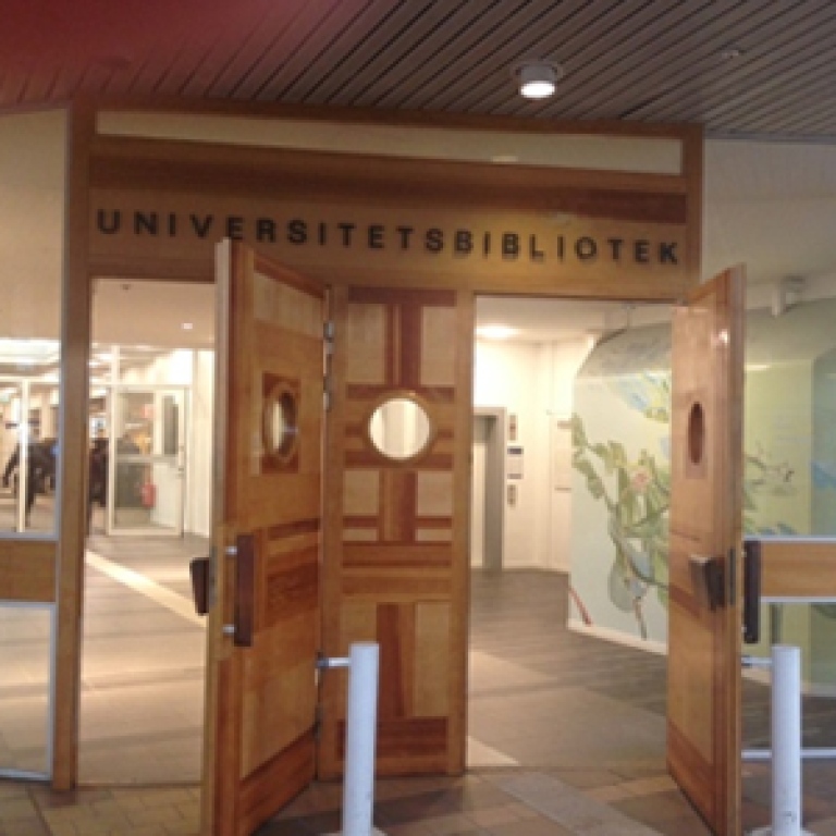 The doors of Stockholm University
