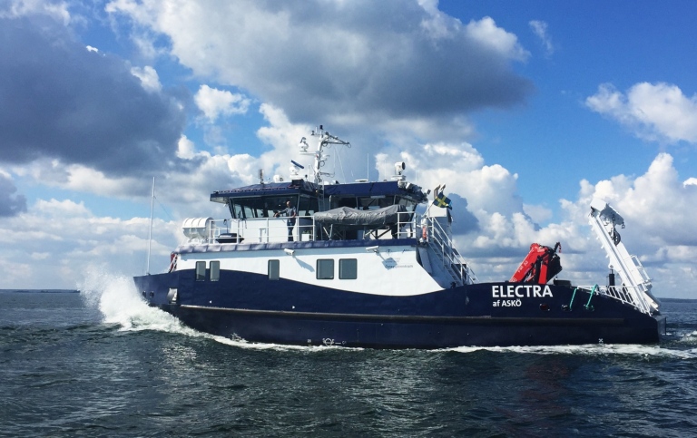 Research vessel Electra from Stockholm university