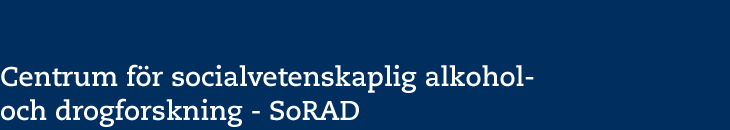 Centrum för socialvetenskaplig alkohol- och drogforskning