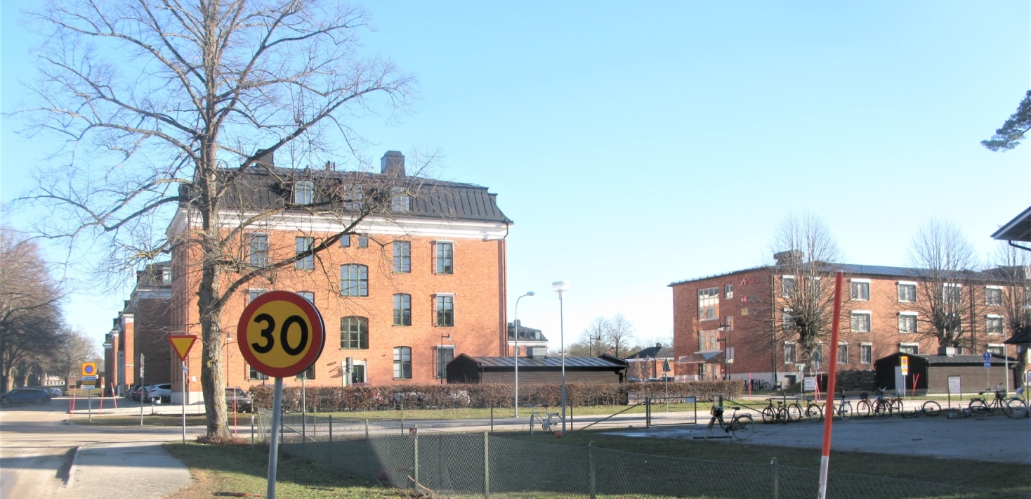 Visborg area – former P 18 armor regiment area and baracks turned into housing