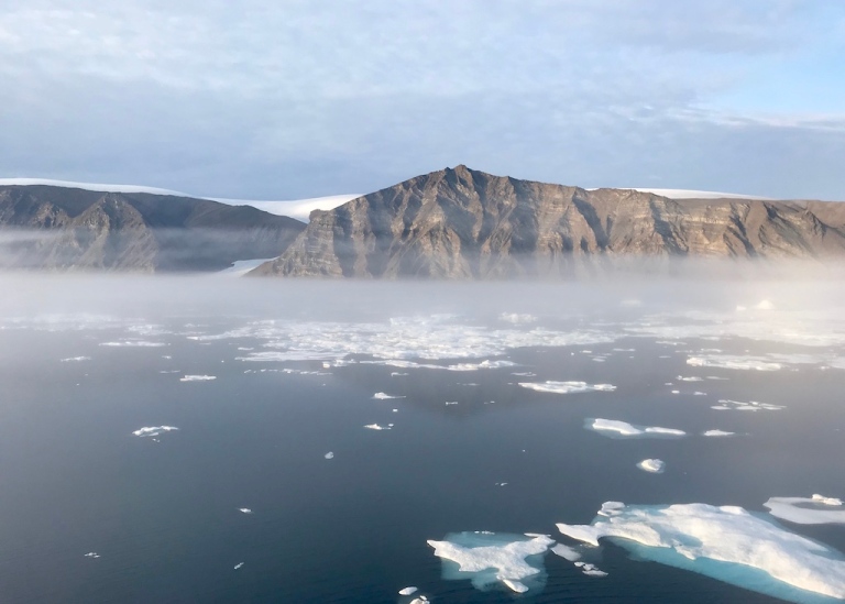 Greenland fjords.
