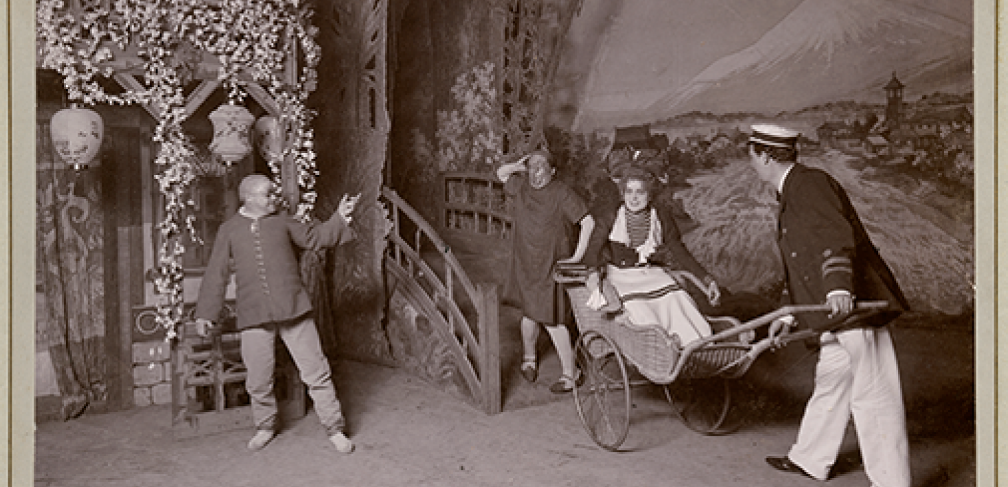 Scen ur Geishan, Vasateatern 1898.