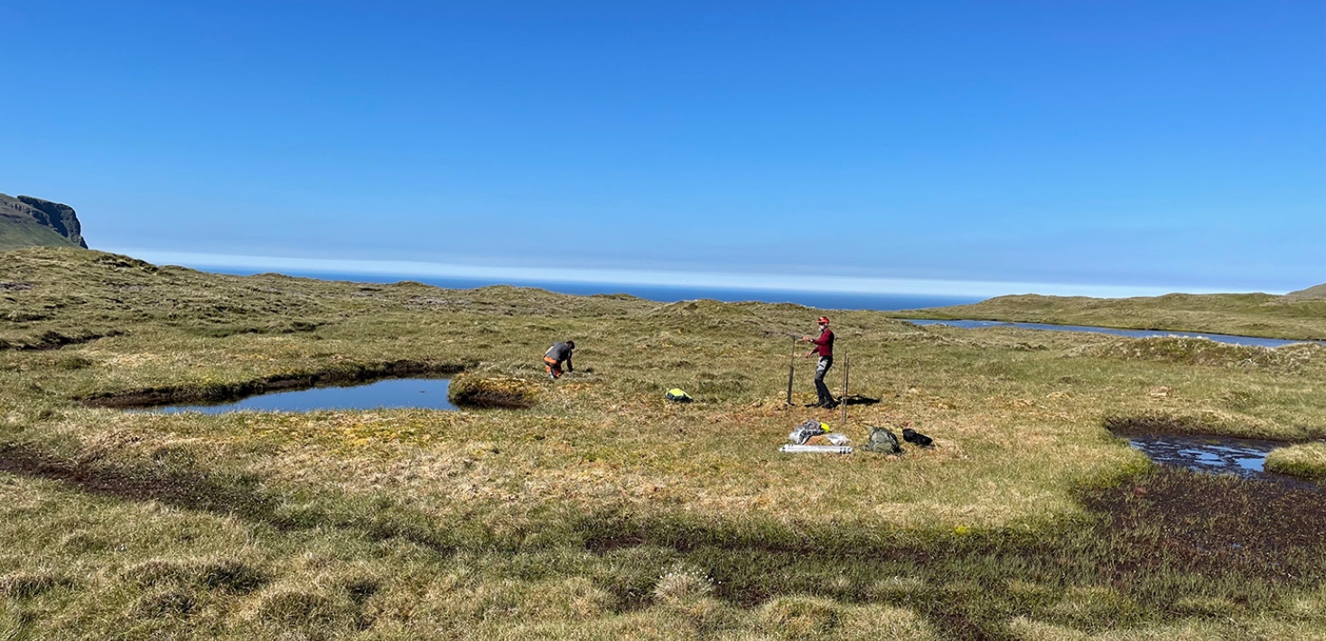 research doing field work in Faroes
