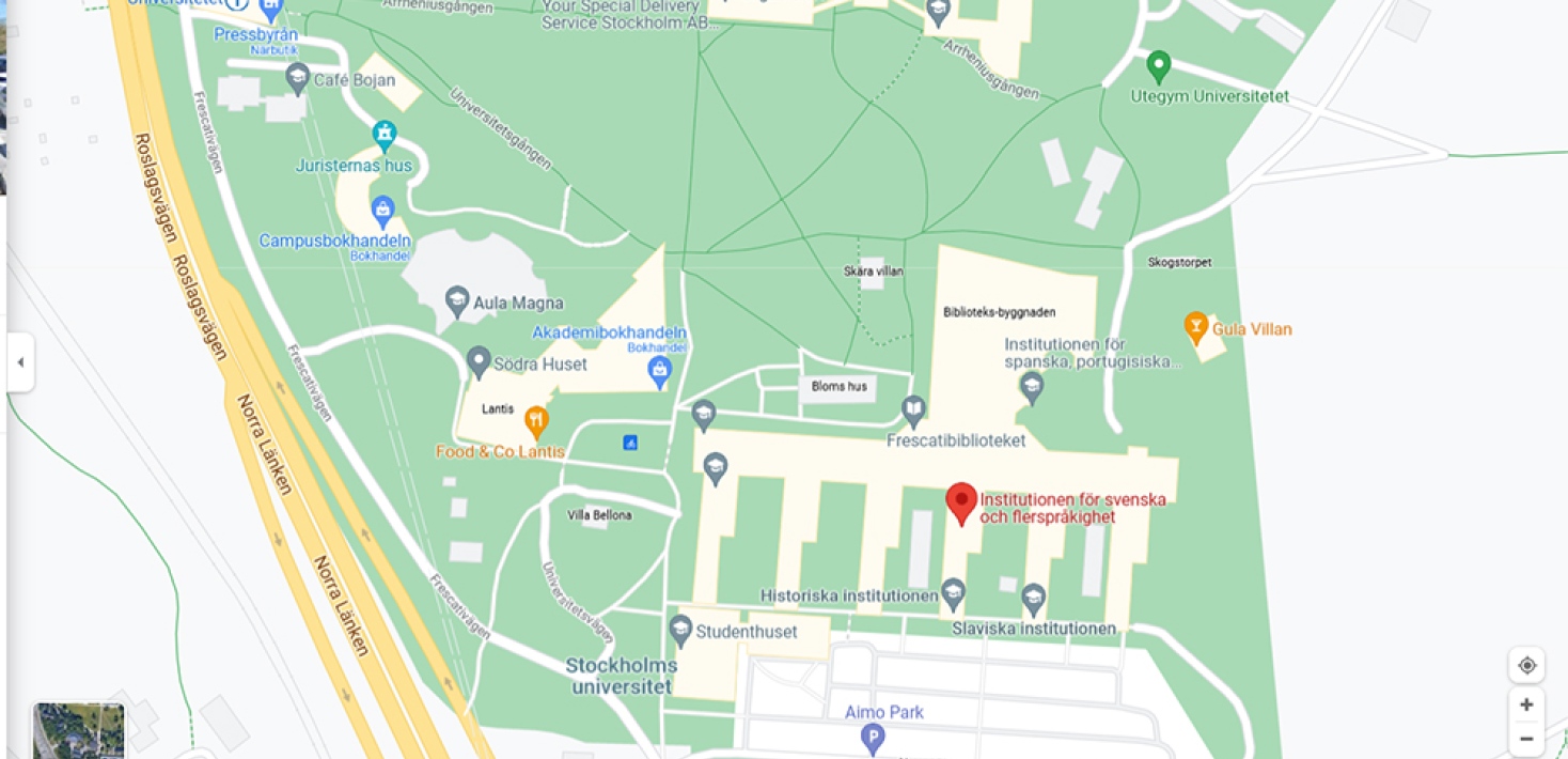 Karta Campus Frescati Google