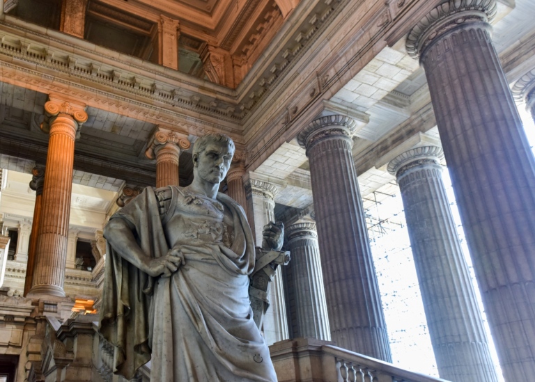 Statue in Palace of Justice
