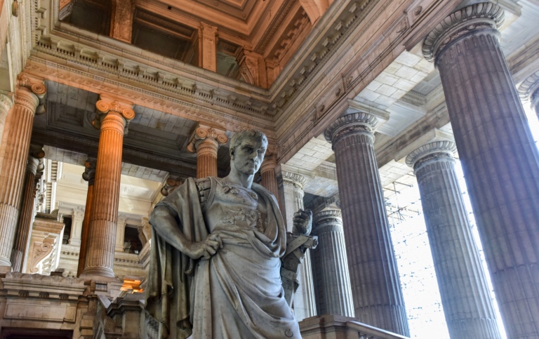 Statue in Palace of Justice