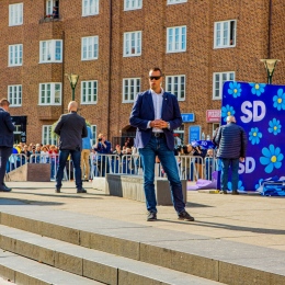 Election campaign for the Swedish Democracy party
