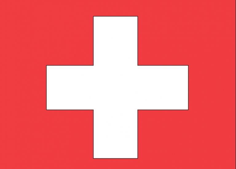 Schweiz flagga. Foto: Bengt Kullander, MostPhotos