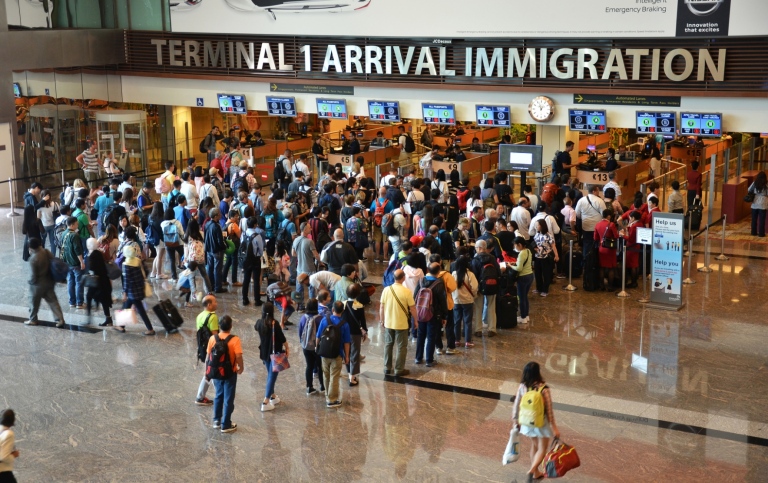 Immigration vid flygplats