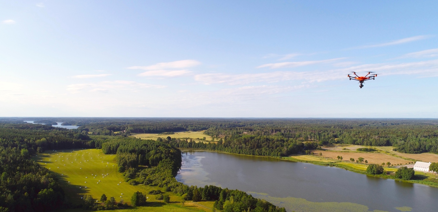 Drones are used to survey landscapes. Photo Mark Ghaly.