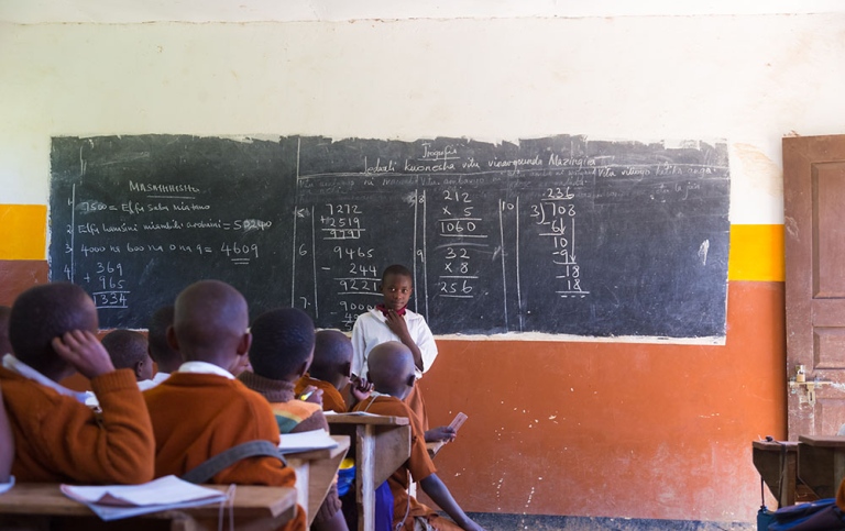 Classroom african country