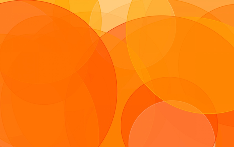 Centres. Orange abstract circles. Photo: claudiodivizia, MostPhotos