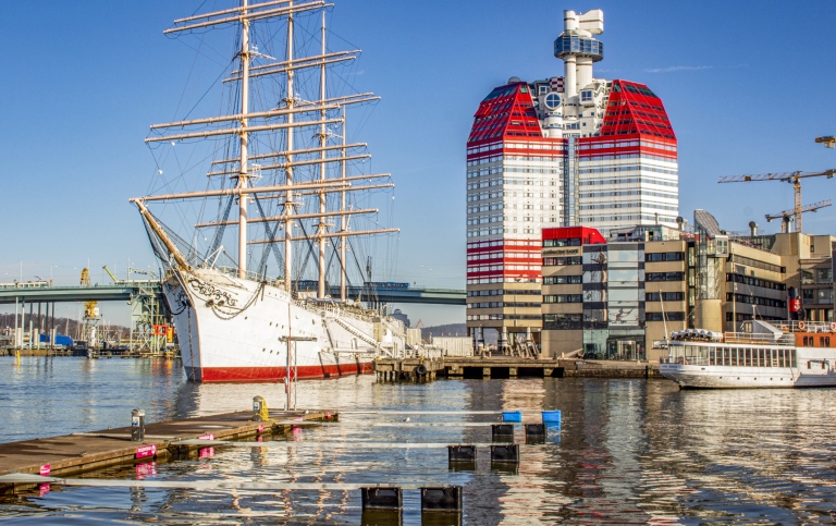Lilla bommens hamn i Göteborg