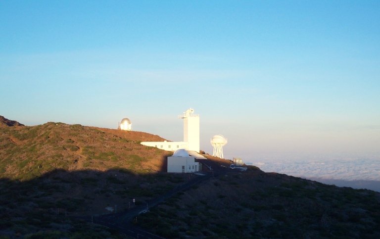 Det svenska 1-m Solteleskopet på La Palma.