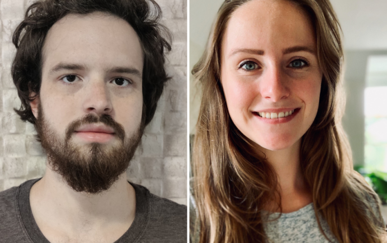 Gabriel Freitas and Kyra Spaan were selected for the Baltic Sea Festival Science Lab. Photos: Privat