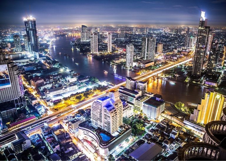 Bild av Bangkoks skyline