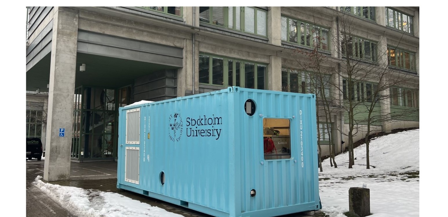 Atmospheric research mobile laboratory.Photo: Stella Papadopoulou/Stockholm University