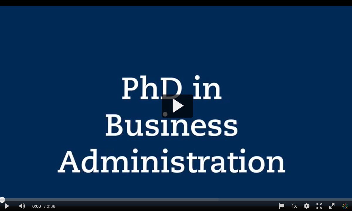 phd courses in business administration