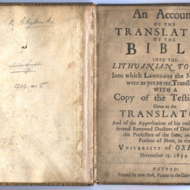 The London Lithuanian Bible (1660)