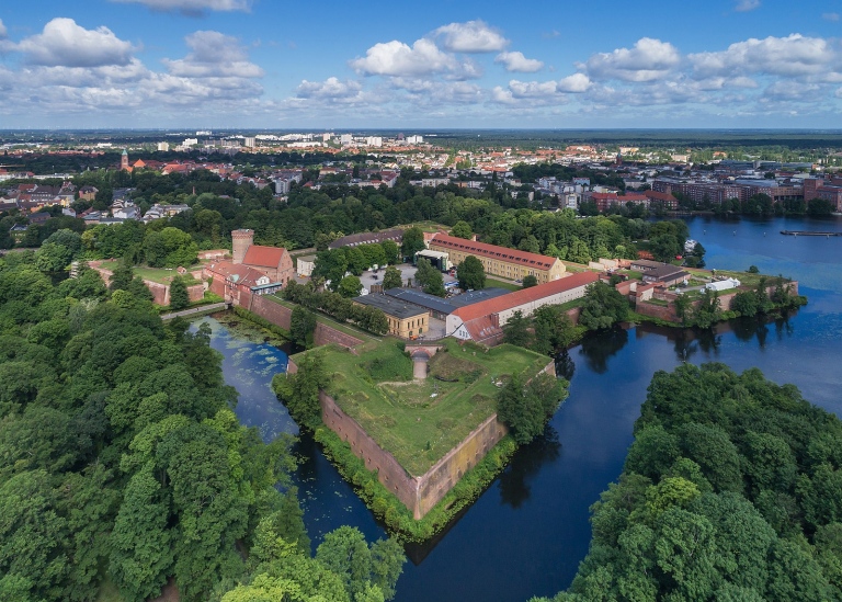 Zitadelle Spandau seen from above
