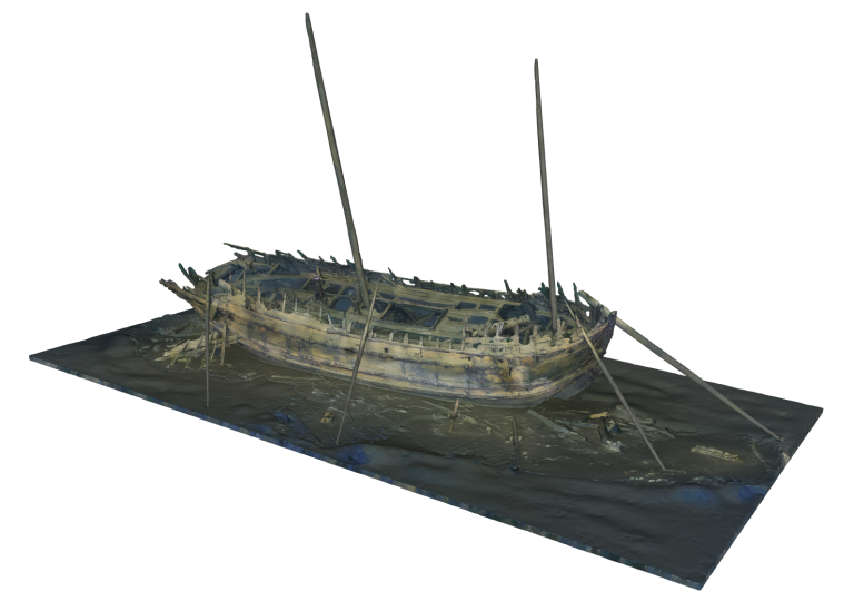 Vraket av krigsfartyget Bodekull, som sjönk under det skånska kriget (1675-1679)