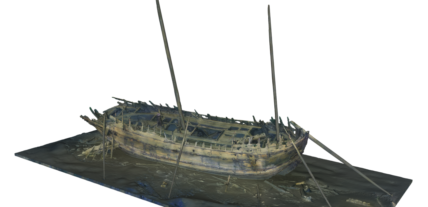 Vraket av krigsfartyget Bodekull, som sjönk under det skånska kriget (1675-1679)