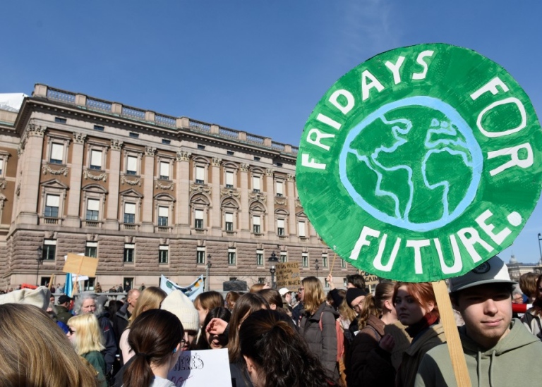 Klimatdemonstration - Fridays for Future