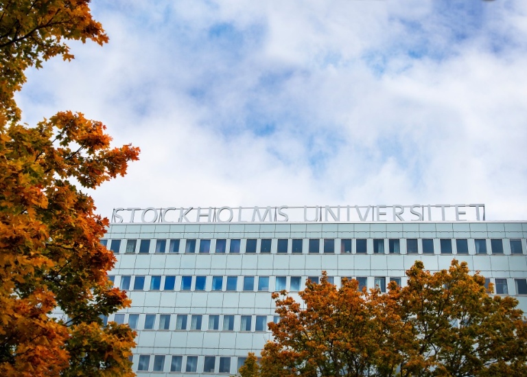 Image of the exterior of Stockholm university.