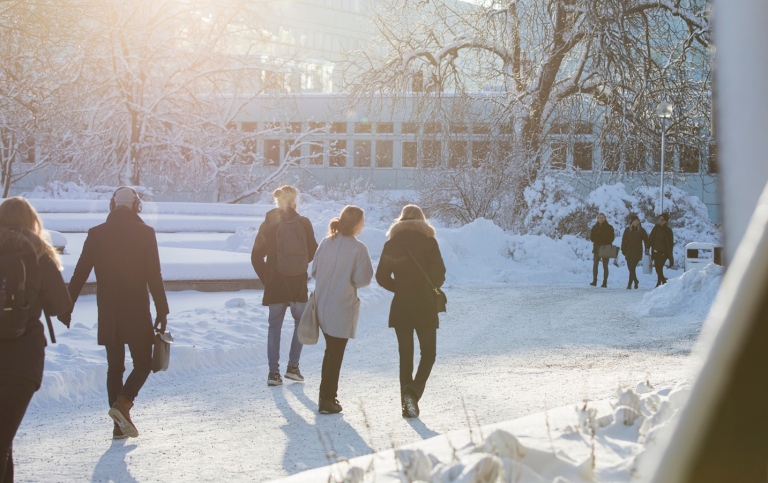Winter Stockholm University.