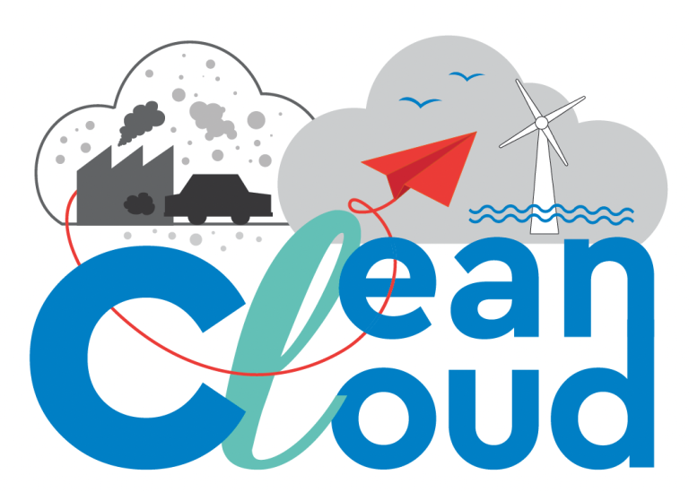 Projektet CleanClouds logotyp.