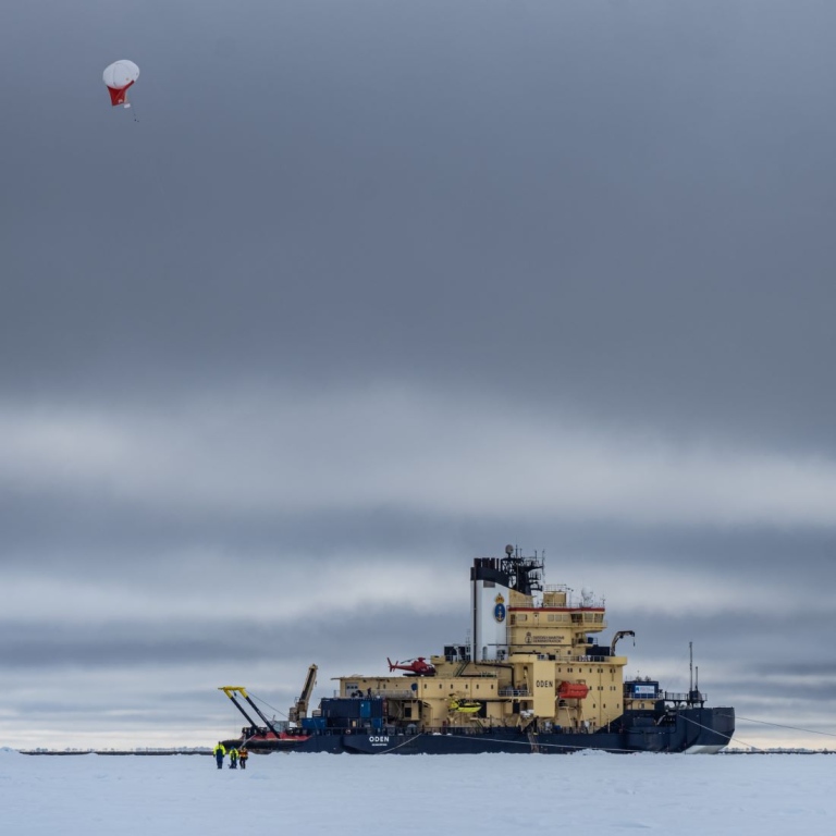 The icebreaker Oden. Photo: Paul Zieger/ACES/Stockholm University.